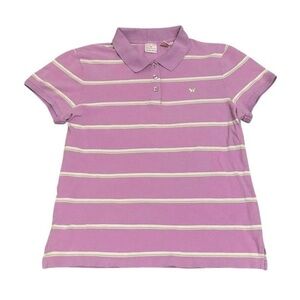 vintage y2k Aeropostale preppy striped polo shirt